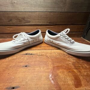 Sperry White Canvas Sneakers